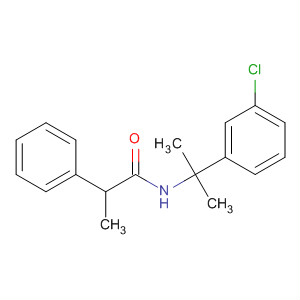 Molecular Structure of 79998-51-9 (Benzeneacetamide, N-[1-(3-chlorophenyl)-1-methylethyl]-2-methyl-)