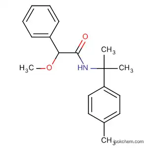 Molecular Structure of 79998-70-2 (Benzeneacetamide, 2-methoxy-N-[1-methyl-1-(4-methylphenyl)ethyl]-)