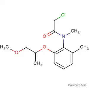 Molecular Structure of 80911-18-8 (Acetamide,
2-chloro-N-[2-(2-methoxy-1-methylethoxy)-6-methylphenyl]-N-methyl-)