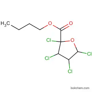 Molecular Structure of 80944-98-5 (2-Furancarboxylic acid, 2,3,4,5-tetrachlorotetrahydro-, butyl ester)