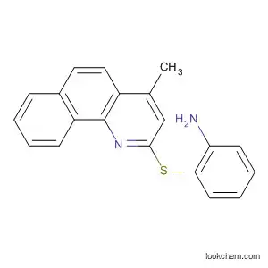Benzenamine, 2-[(4-methylbenzo[h]quinolin-2-yl)thio]-