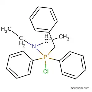 Molecular Structure of 82857-68-9 (1-chloro-N,N-diethyl-1,1-diphenyl-1-(phenylmethyl)phosphoramine)