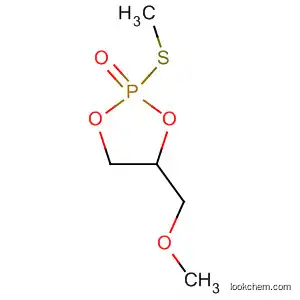 Molecular Structure of 87968-65-8 (1,3,2-Dioxaphospholane, 4-(methoxymethyl)-2-(methylthio)-, 2-oxide)