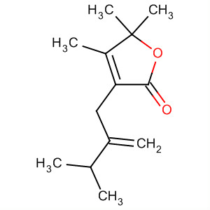 Molecular Structure of 89902-33-0 (2(5H)-Furanone, 4,5,5-trimethyl-3-(3-methyl-2-methylenebutyl)-)