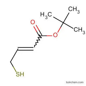 Molecular Structure of 89936-87-8 (2-Butenoic acid, 4-mercapto-, 1,1-dimethylethyl ester)