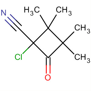 Cyclobutanecarbonitrile, 1-chloro-2,2,3,3-tetramethyl-4-oxo-