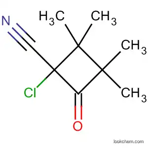 Molecular Structure of 89937-17-7 (Cyclobutanecarbonitrile, 1-chloro-2,2,3,3-tetramethyl-4-oxo-)