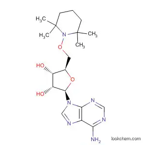 Molecular Structure of 89959-02-4 (Adenosine, 5'-deoxy-5'-[(2,2,6,6-tetramethyl-1-piperidinyl)oxy]-)