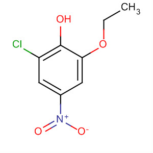 Molecular Structure of 89979-11-3 (Phenol, 2-chloro-6-ethoxy-4-nitro-)