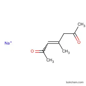 Molecular Structure of 90097-36-2 (3-Heptene-2,6-dione, 4-methyl-, ion(1-), sodium)