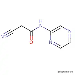 Molecular Structure of 90158-75-1 (Acetamide, 2-cyano-N-pyrazinyl-)
