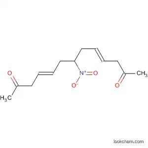 Molecular Structure of 90341-46-1 (4,9-Tridecadiene-2,12-dione, 7-nitro-, (E,E)-)