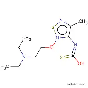 1,2,5-Thiadiazole-3-carboximidothioic acid, N-hydroxy-4-methyl-,
2-(diethylamino)ethyl ester