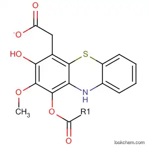 10H-Phenothiazin-3-ol, 2-methoxy-, acetate (ester)