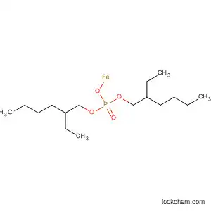 Molecular Structure of 90901-31-8 (Phosphoric acid, bis(2-ethylhexyl) ester, iron salt)
