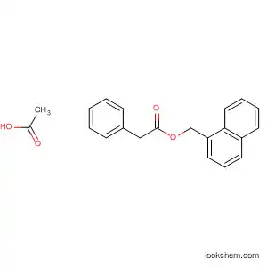 Molecular Structure of 90902-30-0 (Benzeneacetic acid, a-(acetyloxy)-, 1-naphthalenylmethyl ester)