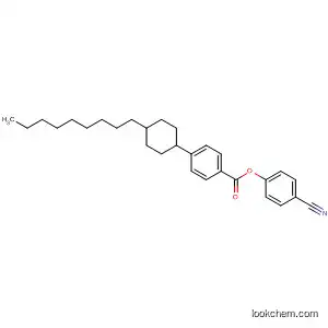 Molecular Structure of 91419-34-0 (Benzoic acid, 4-(4-nonylcyclohexyl)-, 4-cyanophenyl ester)