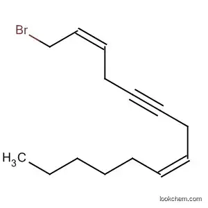 Molecular Structure of 92052-67-0 (2,8-Tetradecadien-5-yne, 1-bromo-, (Z,Z)-)