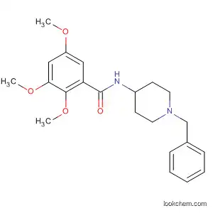 Molecular Structure of 92138-52-8 (Benzamide, 2,3,5-trimethoxy-N-[1-(phenylmethyl)-4-piperidinyl]-)