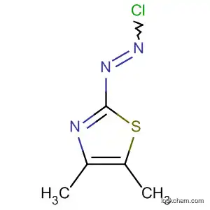 Molecular Structure of 92569-67-0 (Thiazole, 2-(chloroazo)-4,5-dimethyl-)
