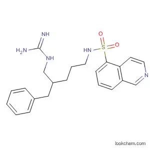 Molecular Structure of 92586-42-0 (5-Isoquinolinesulfonamide,
N-[4-[[(aminoiminomethyl)amino]methyl]-5-phenylpentyl]-)
