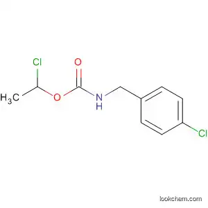 Molecular Structure of 92600-26-5 (Carbamic acid, (4-chlorophenyl)methyl-, 1-chloroethyl ester)