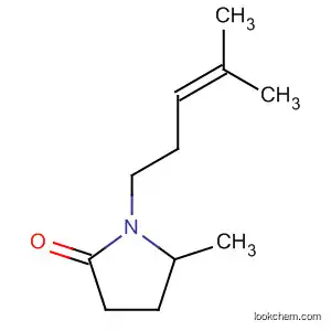 Molecular Structure of 92721-44-3 (2-Pyrrolidinone, 5-methyl-1-(4-methyl-3-pentenyl)-)