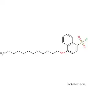 Molecular Structure of 93629-94-8 (1-Naphthalenesulfonyl chloride, 4-(dodecyloxy)-)