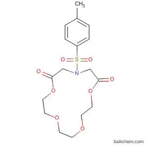 Molecular Structure of 93770-83-3 (1,4,7,10-Tetraoxa-13-azacyclopentadecane-11,15-dione,
13-[(4-methylphenyl)sulfonyl]-)