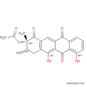 1,6,11(2H)-Naphthacenetrione,
2-(acetyloxy)-3,4-dihydro-3,5,7-trihydroxy-2-methyl-, cis-