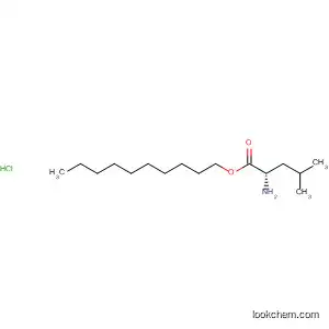 Molecular Structure of 94856-84-5 (Leucine, decyl ester, hydrochloride)