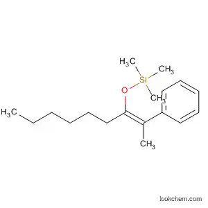 Molecular Structure of 94904-91-3 (Silane, trimethyl[[1-(1-phenylethylidene)heptyl]oxy]-, (Z)-)