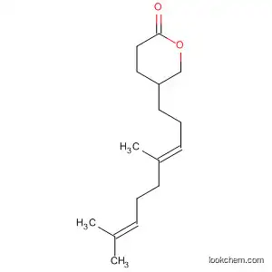 Molecular Structure of 95310-60-4 (2H-Pyran-2-one, 5-(4,8-dimethyl-3,7-nonadienyl)tetrahydro-, (E)-)