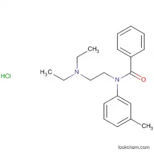 Molecular Structure of 95518-46-0 (Benzamide, N-[2-(diethylamino)ethyl]-N-(3-methylphenyl)-,
monohydrochloride)