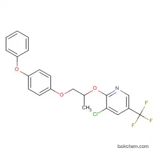 Molecular Structure of 95737-19-2 (Pyridine,
3-chloro-2-[1-methyl-2-(4-phenoxyphenoxy)ethoxy]-5-(trifluoromethyl)-)