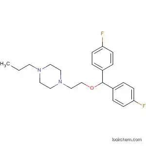 Molecular Structure of 100508-25-6 (Piperazine, 1-[2-[bis(4-fluorophenyl)methoxy]ethyl]-4-propyl-)