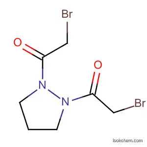 Molecular Structure of 100568-14-7 (Pyrazolidine, 1,2-bis(bromoacetyl)-)