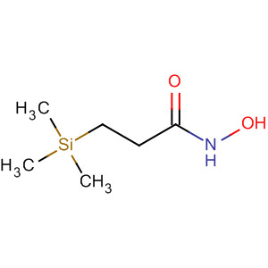 Molecular Structure of 100648-08-6 (Propanamide, N-hydroxy-3-(trimethylsilyl)-)