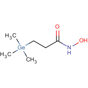 Molecular Structure of 100648-09-7 (Propanamide, N-hydroxy-3-(trimethylgermyl)-)