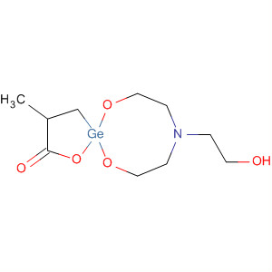 Molecular Structure of 100652-21-9 (1,6,12-Trioxa-9-aza-5-germaspiro[4.7]dodecan-2-one,
9-(2-hydroxyethyl)-3-methyl-)
