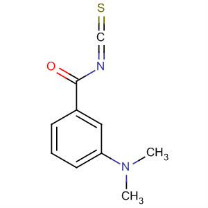 Molecular Structure of 100663-23-8 (Benzoyl isothiocyanate, 3-(dimethylamino)-)
