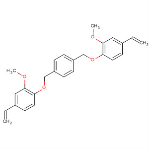 Molecular Structure of 100678-04-4 (Benzene, 1,4-bis[(4-ethenyl-2-methoxyphenoxy)methyl]-)