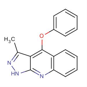 Molecular Structure of 100743-01-9 (1H-Pyrazolo[3,4-b]quinoline, 3-methyl-4-phenoxy-)