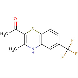 Molecular Structure of 101767-69-5 (Ethanone, 1-[3-methyl-6-(trifluoromethyl)-4H-1,4-benzothiazin-2-yl]-)