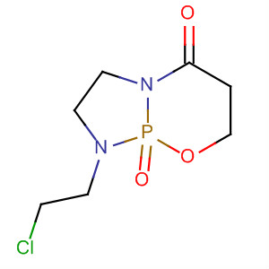 Molecular Structure of 101853-74-1 (1H,5H-[1,3,2]Diazaphospholo[2,1-b][1,3,2]oxazaphosphorin-5-one,
1-(2-chloroethyl)tetrahydro-, 9-oxide)