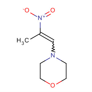 Molecular Structure of 102631-85-6 (Morpholine, 4-(2-nitro-1-propenyl)-)