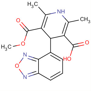 3,5-Pyridinedicarboxylic acid,
4-(2,1,3-benzoxadiazol-4-yl)-1,4-dihydro-2,6-dimethyl-, monomethyl
ester