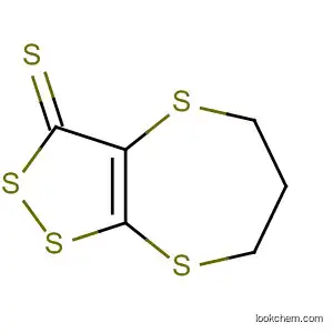 Molecular Structure of 103656-49-1 (3H,5H-1,2-Dithiolo[3,4-b][1,4]dithiepin-3-thione, 6,7-dihydro-)