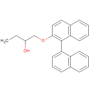 Molecular Structure of 103682-60-6 ([1,1'-Binaphthalen]-2-ol, 2'-butoxy-, (S)-)