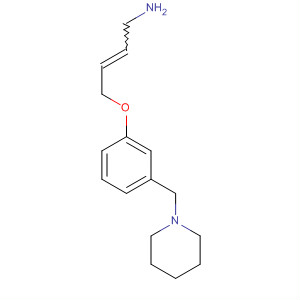 Molecular Structure of 104379-33-1 (2-Buten-1-amine, 4-[3-(1-piperidinylmethyl)phenoxy]-)